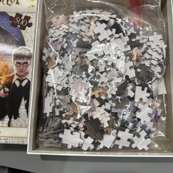 Harry Potter Wizarding World Hogwarts & Hedwig 500 P Jigsaw Puzzle 3D INCOMPLETE - Picture 7 of 7
